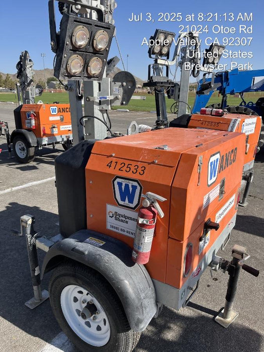 2024 Wanco WLTT-4MM4K Diesel, Deep Sea Controller, Shore Power Plug, Auto Start, (4) 350W LED Floodlights, 4kW Generator, 60 Gal Fuel Tank, 2" Ball, T3