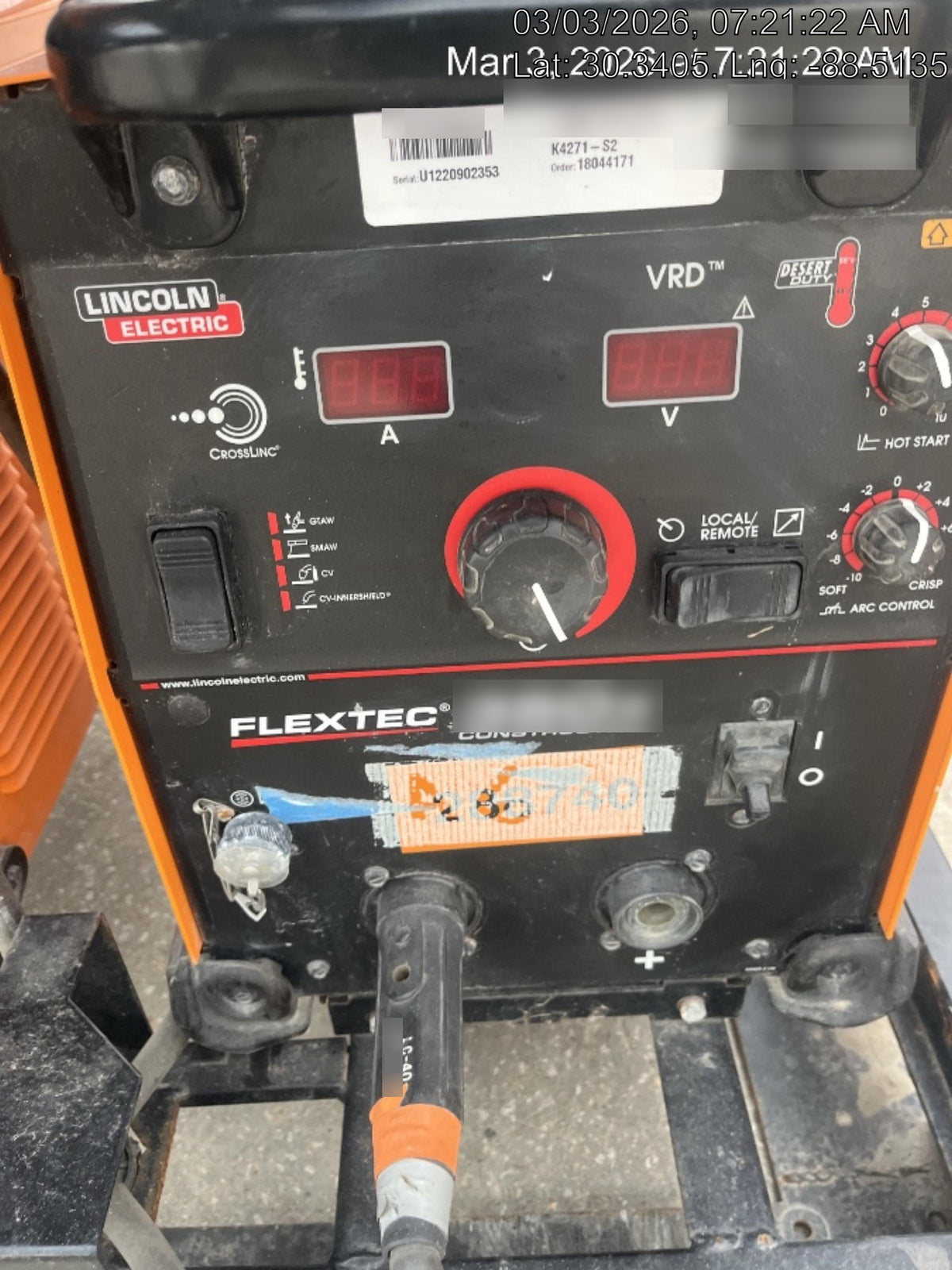 2022 LINCOLN ELECTRIC FLEXTEC 350X
