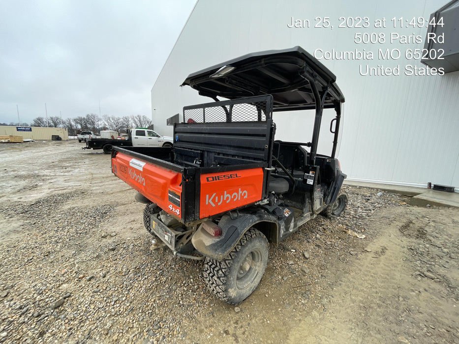 2022 Kubota RTV-X1140W-H Plastic Canopy, Windshield Acrylic Clear, LED Strobe Light, Wire Harness Kit, Back up Alarm