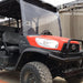 2022 Kubota RTV-X1140W-H Plastic Canopy, Windshield Acrylic Clear, LED Strobe Light, Wire Harness Kit, Back up Alarm