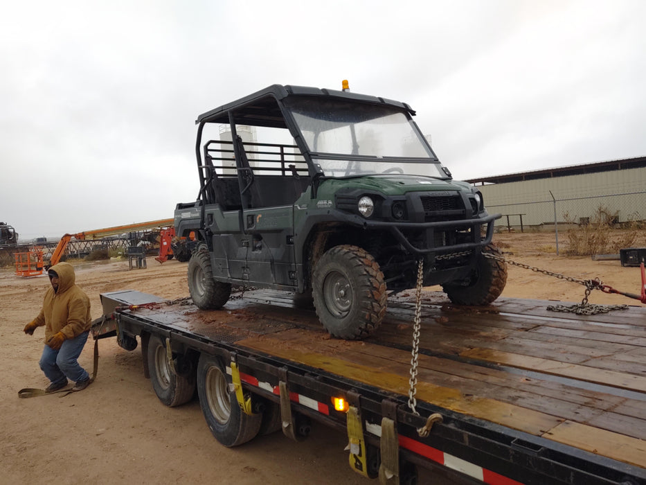 2019 Kawasaki Mule PRO-DXT Standard Options, Backup Alarm, Beacon, Plastic Hard Top, Poly Windshield, Horn Kit
