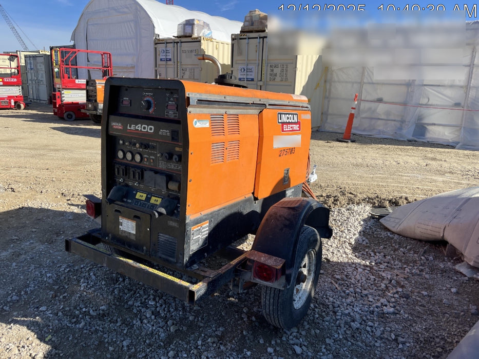 2022 Lincoln Electric LE400 Kubota V1505, Trlr, Cable Rack, Light Kit, ES Decals, T3