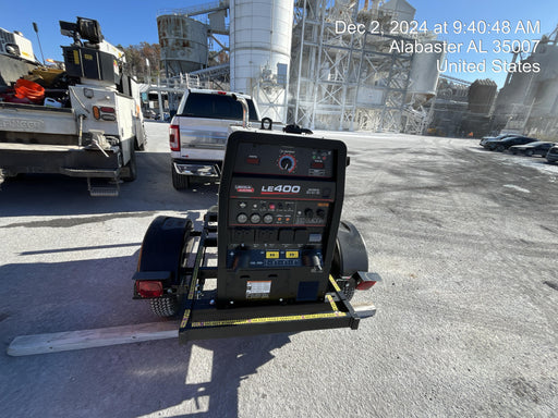 2024 Lincoln Electric LE400 Kubota V1505, Trlr, Cable Rack, Light Kit, ES Decals, T3