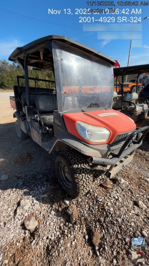 Kubota RTV-X1140W-H Plastic Canopy, Windshield Acrylic Clear, LED Strobe Light, Wire Harness Kit, Back up Alarm