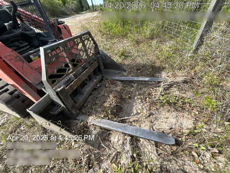 2017 BRADCO 48" Skid Loader Pallet Forks