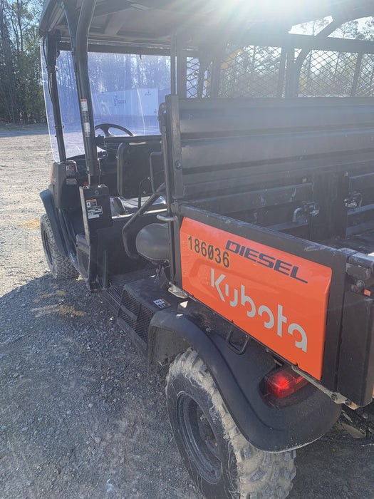 2021 Kubota RTV-X1140W-H Plastic Canopy, Windshield Acrylic Clear, LED Strobe Light, Wire Harness Kit, Back up Alarm