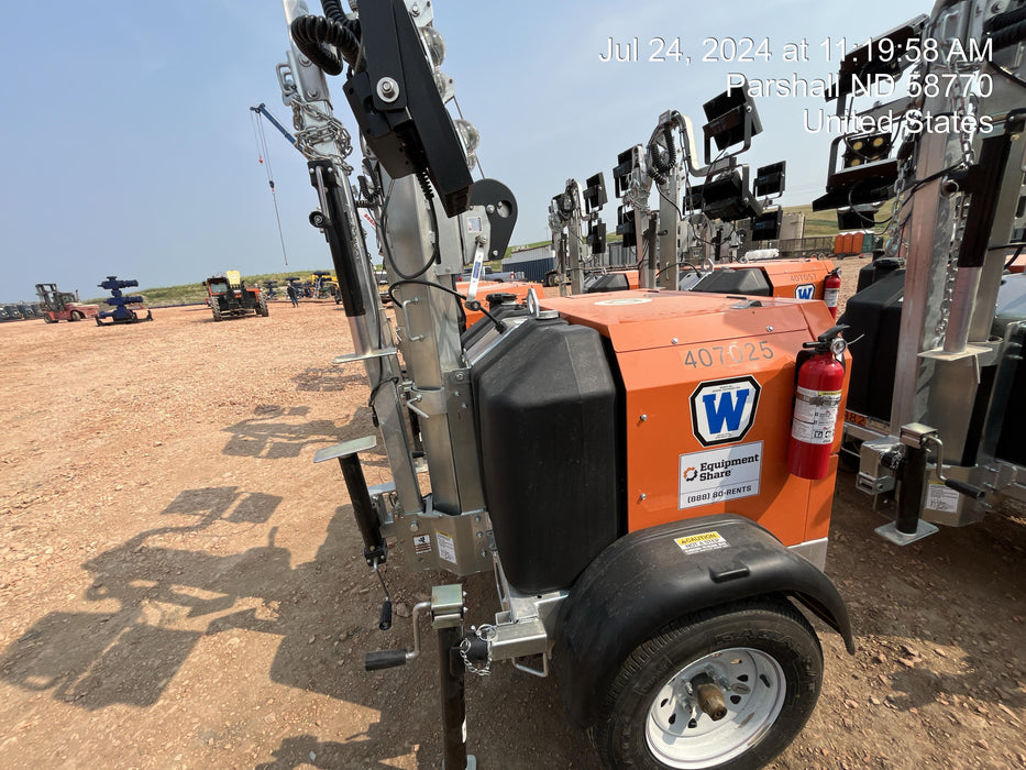 2024 Wanco WLTT-4MM4K Diesel, Deep Sea Controller, Shore Power Plug, Auto Start, (4) 350W LED Floodlights, 4kW Generator, 60 Gal Fuel Tank, 2" Ball, T3