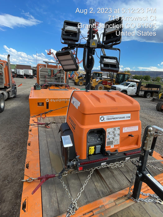 2023 Generac MLT2 Diesel, Flex Switch 120V Input, Powerzone Controller, (4) 320W LED Lights, 4kW Generator, 39.9 Gal Fuel Tank, 2" Ball, T3