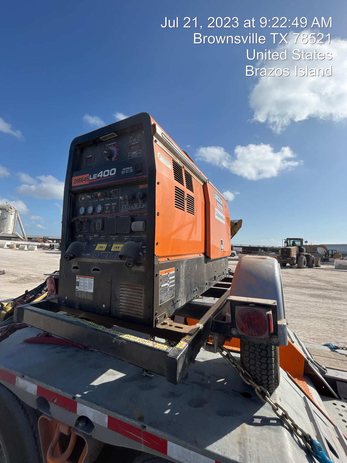 2022 Lincoln Electric LE400 Kubota V1505, Trlr, Cable Rack, Light Kit, ES Decals, T3