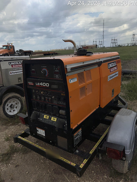 2022 Lincoln Electric LE400 Kubota V1505, Trlr, Cable Rack, Light Kit, ES Decals, T3