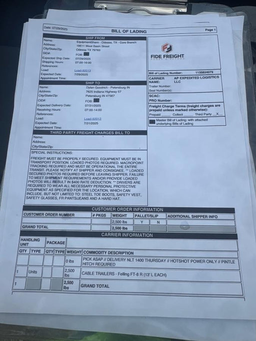 2025 FELLING TRAILERS FT-8R