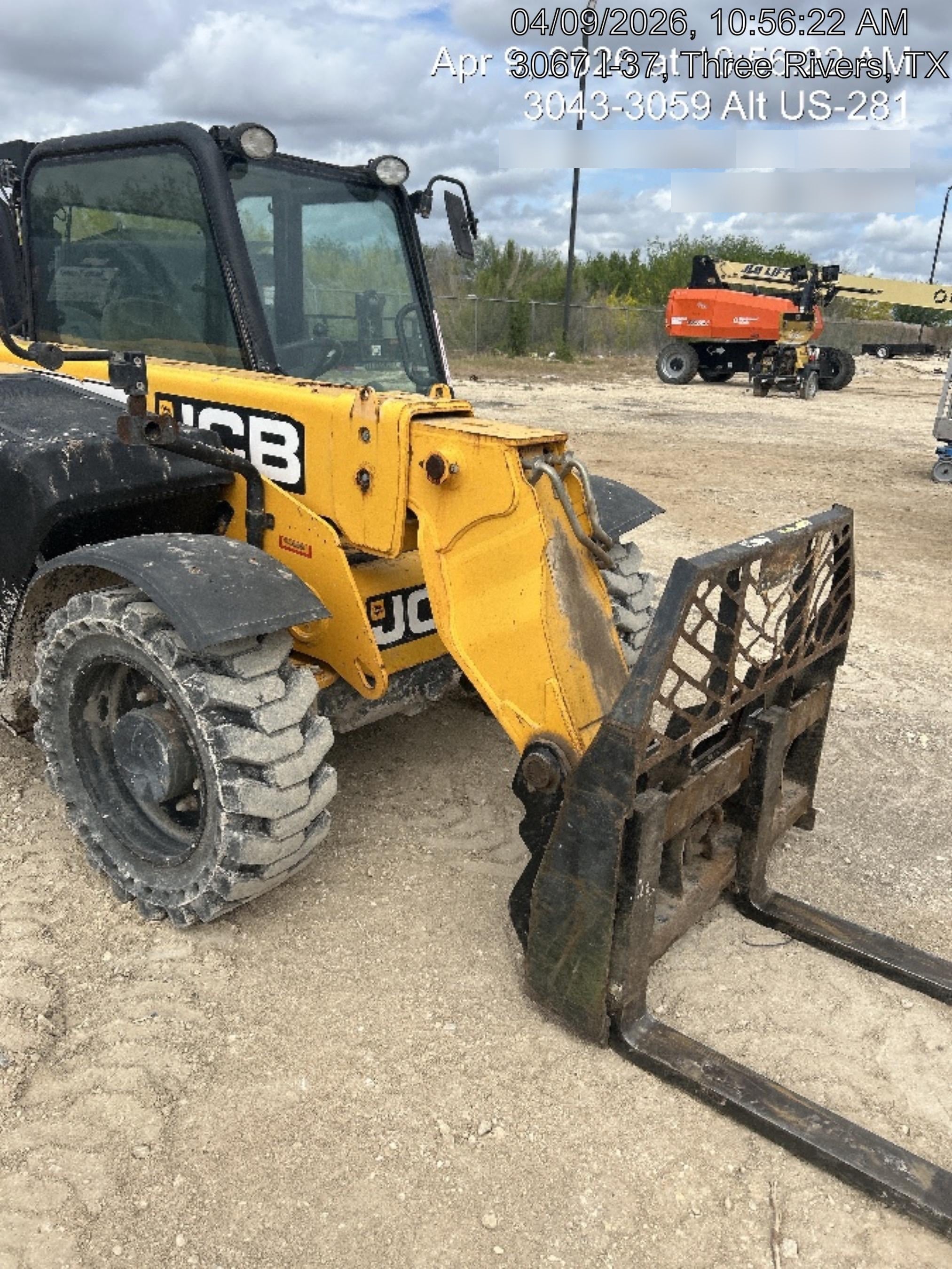 2020 JCB 505-20TC Cab/Heat/Air, Solid Tires, Work Lights, Beacon, Aux Hydraulics, Back up Alarm, ES Decals