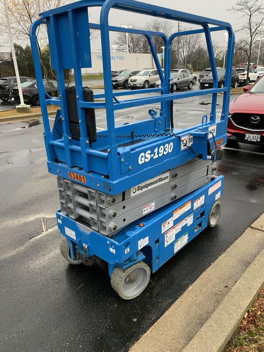 2020 Genie GS-1930 Solid Non Marking Tires, Beacon, Folding rails with half height swing gate