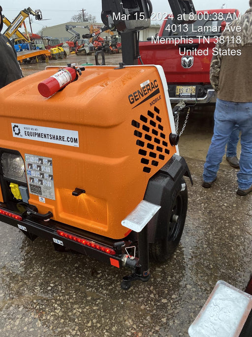 2024 Generac MLT2 Diesel, Flex Switch 120V Input, Powerzone Controller, 
(4) 320W LED Lights, 4kW Generator, 39.9 Gal Fuel Tank, 2" Ball, T3