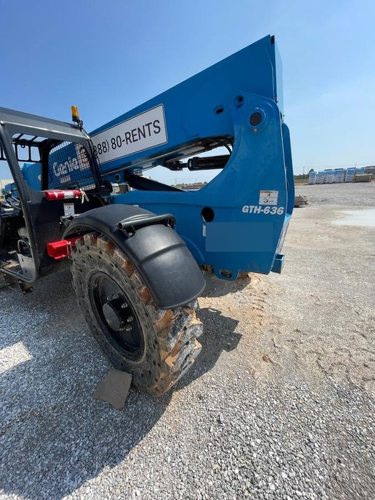 2018 Genie GTH-636 Genie GTH-636 w/Open ROPS, Solid Tires, Work Light/Beacon, 48" Carriage and Forks