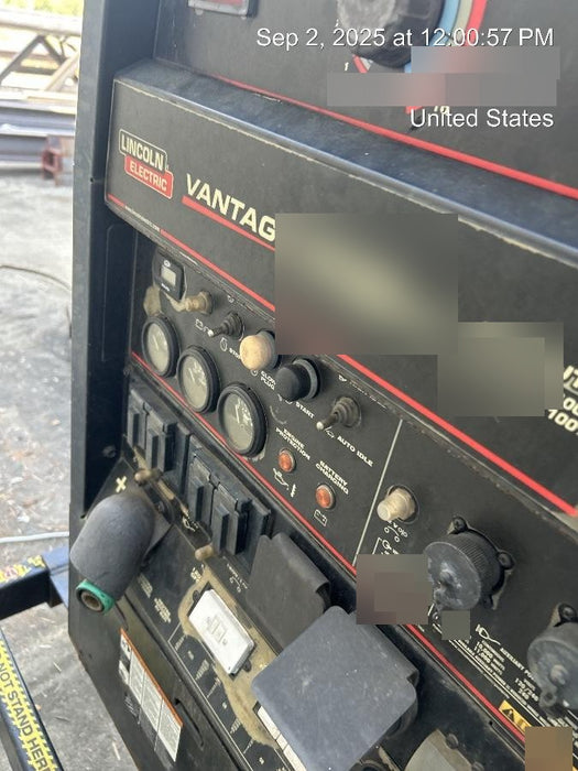 2020 Lincoln Electric Vantage 322 Welder Ready-Pak 3, w/ GPS & Decals (includes trailer, cable rack, fender light kit)