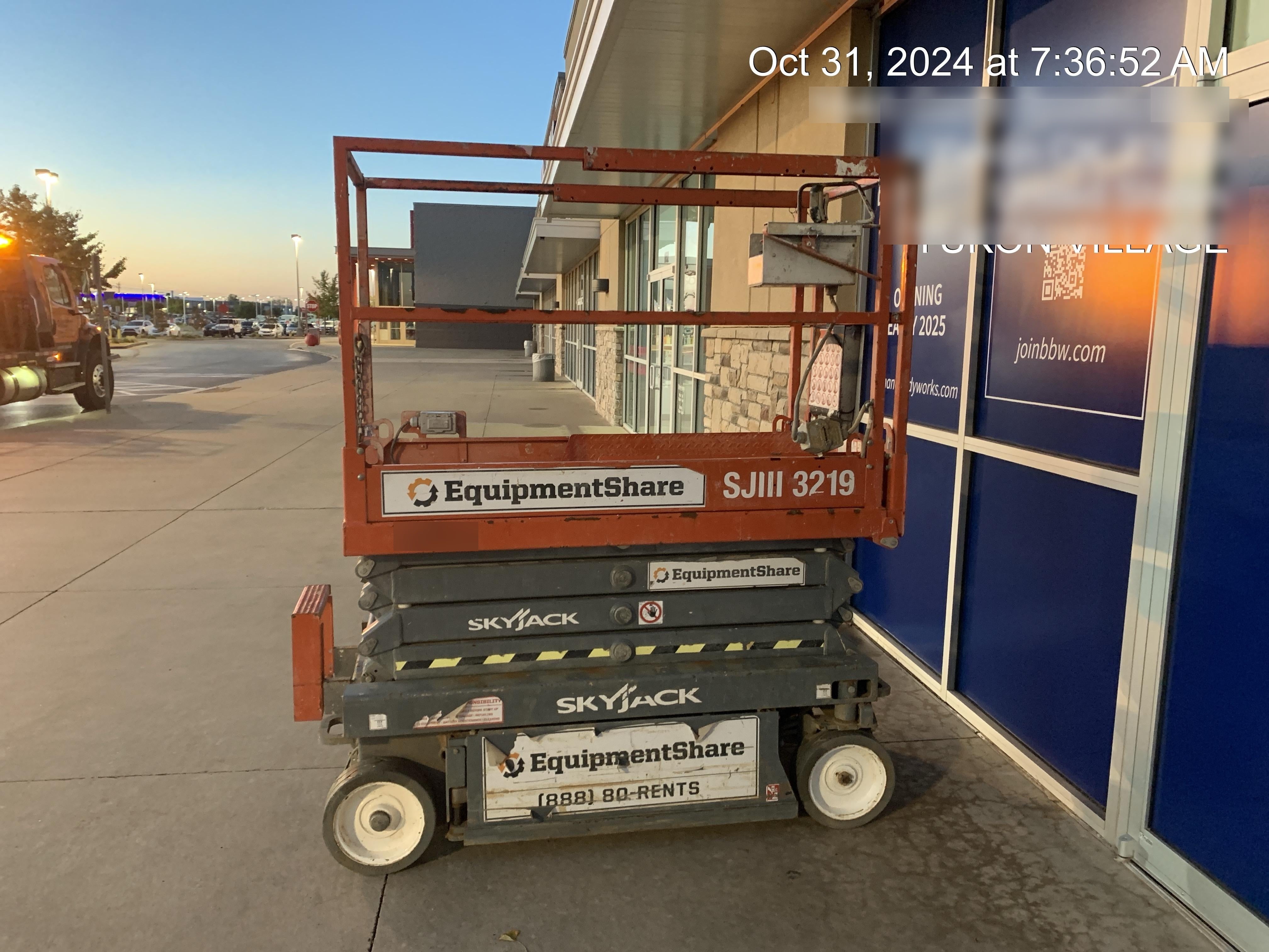 2019 Skyjack SJIII-3219 Standard Options, Trojan Batteries