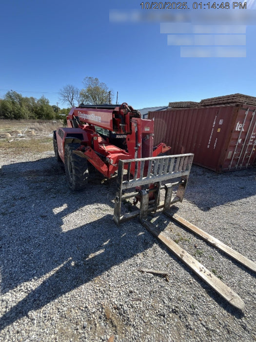 2020 Manitou MTA12055SER3 Cab/Heat/Air, Solid Tires, Amber Strobe, Lift Hook w/66" Carriage, 60" Forks