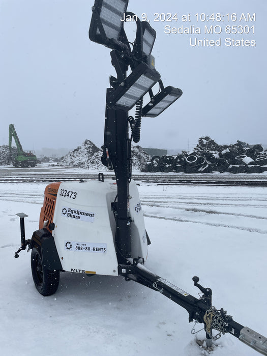 2023 Generac MLT2 Diesel, Flex Switch 120V Input, Powerzone Controller, (4) 320W LED Lights, 4kW Generator, 39.9 Gal Fuel Tank, 2" Ball, T3