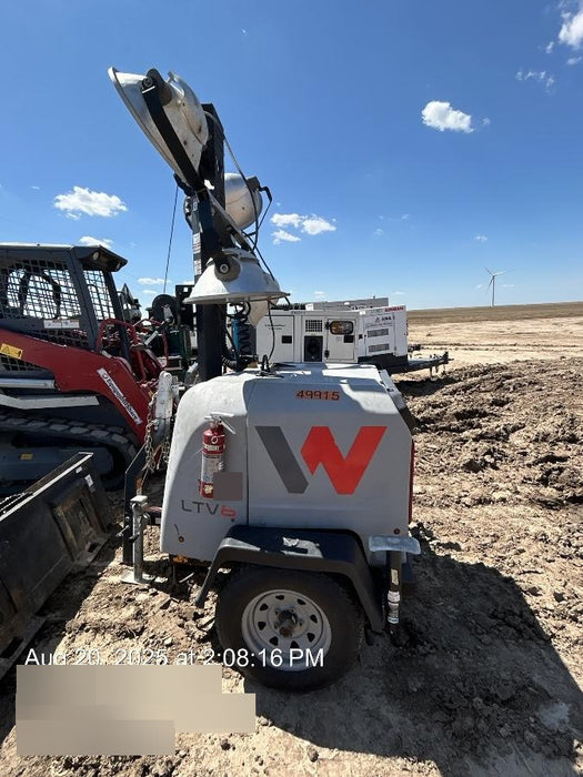 2019 Wacker Neuson LTV6L-MH Mobile Light Tower w/Fuel Level Sensor Installed
