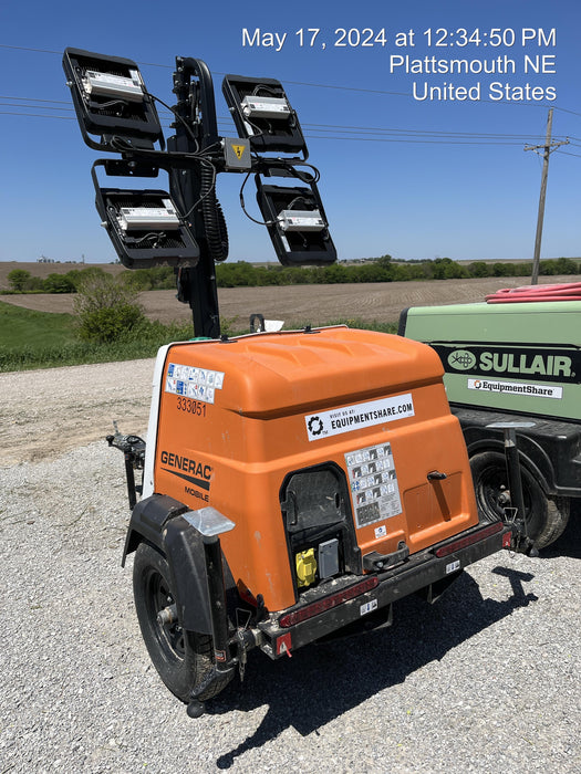 2023 Generac MLT2 Diesel, Flex Switch 120V Input, Powerzone Controller, (4) 320W LED Lights, 4kW Generator, 39.9 Gal Fuel Tank, 2" Ball, T3