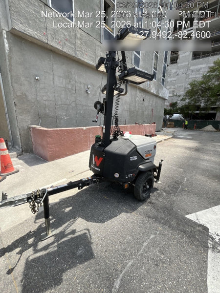 2024 Wacker Neuson LTT4 Diesel, Kohler KDW702, Deep Sea Controller, Auto Start, LED 320W, Bypass Outlet, T3