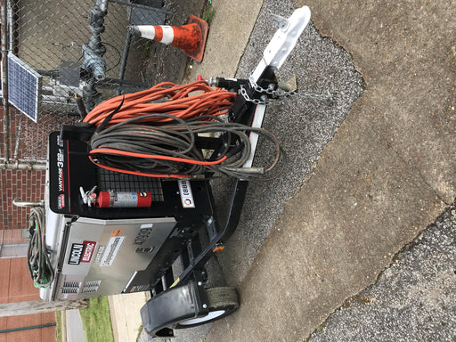 2019 Lincoln Electric Vantage 322 Ready-Pak 3, Two Wheel Trailer, Fender and Light Kit, Cable Rack