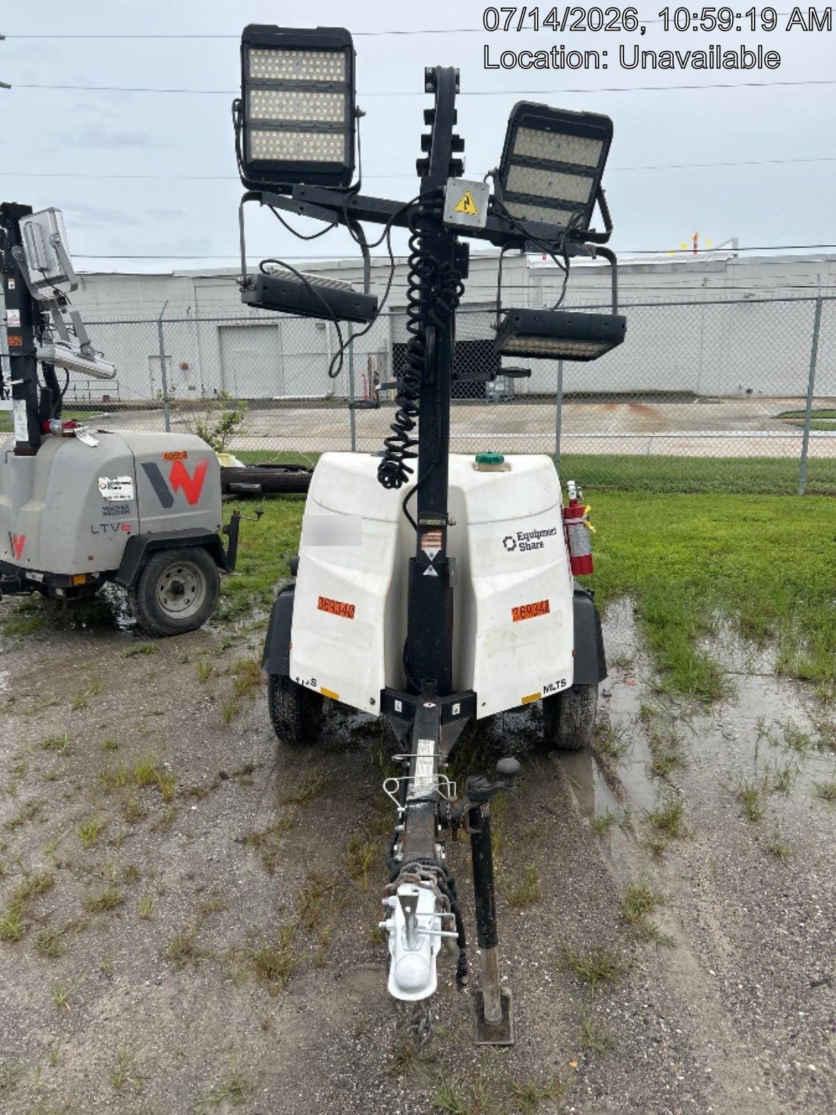 2023 Generac MLT2 Diesel, Flex Switch 120V Input, Powerzone Controller, 
(4) 320W LED Lights, 4kW Generator, 39.9 Gal Fuel Tank, 2" Ball, T3