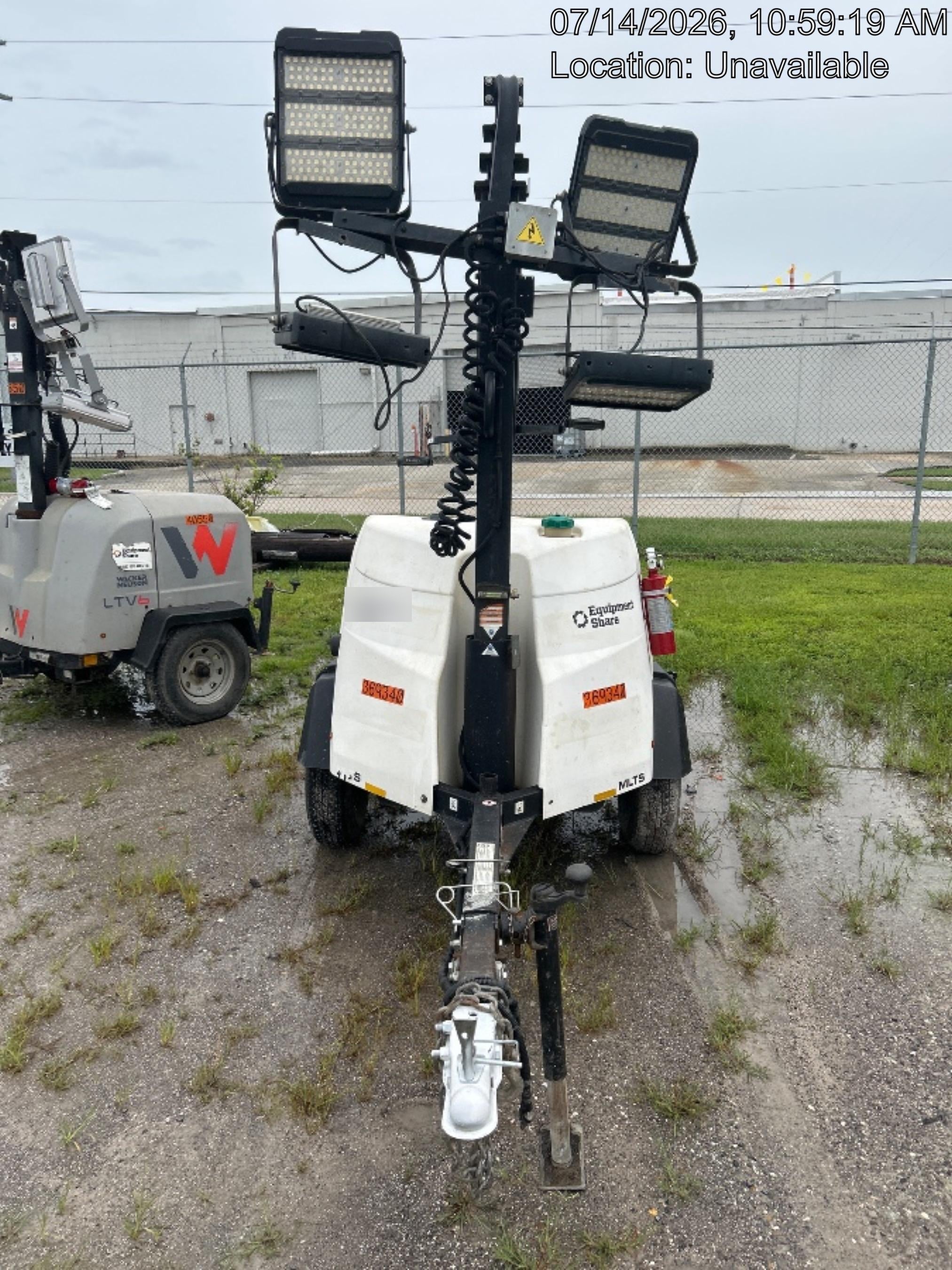 2023 Generac MLT2 Diesel, Flex Switch 120V Input, Powerzone Controller, 
(4) 320W LED Lights, 4kW Generator, 39.9 Gal Fuel Tank, 2" Ball, T3