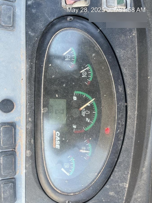 2019 Case 570N EP Canopy, 4WD, GP Front Bucket, Dual Tilt Cylinder, 84" Box Blade w/ Scarifier, Wheel Weights, Beacon