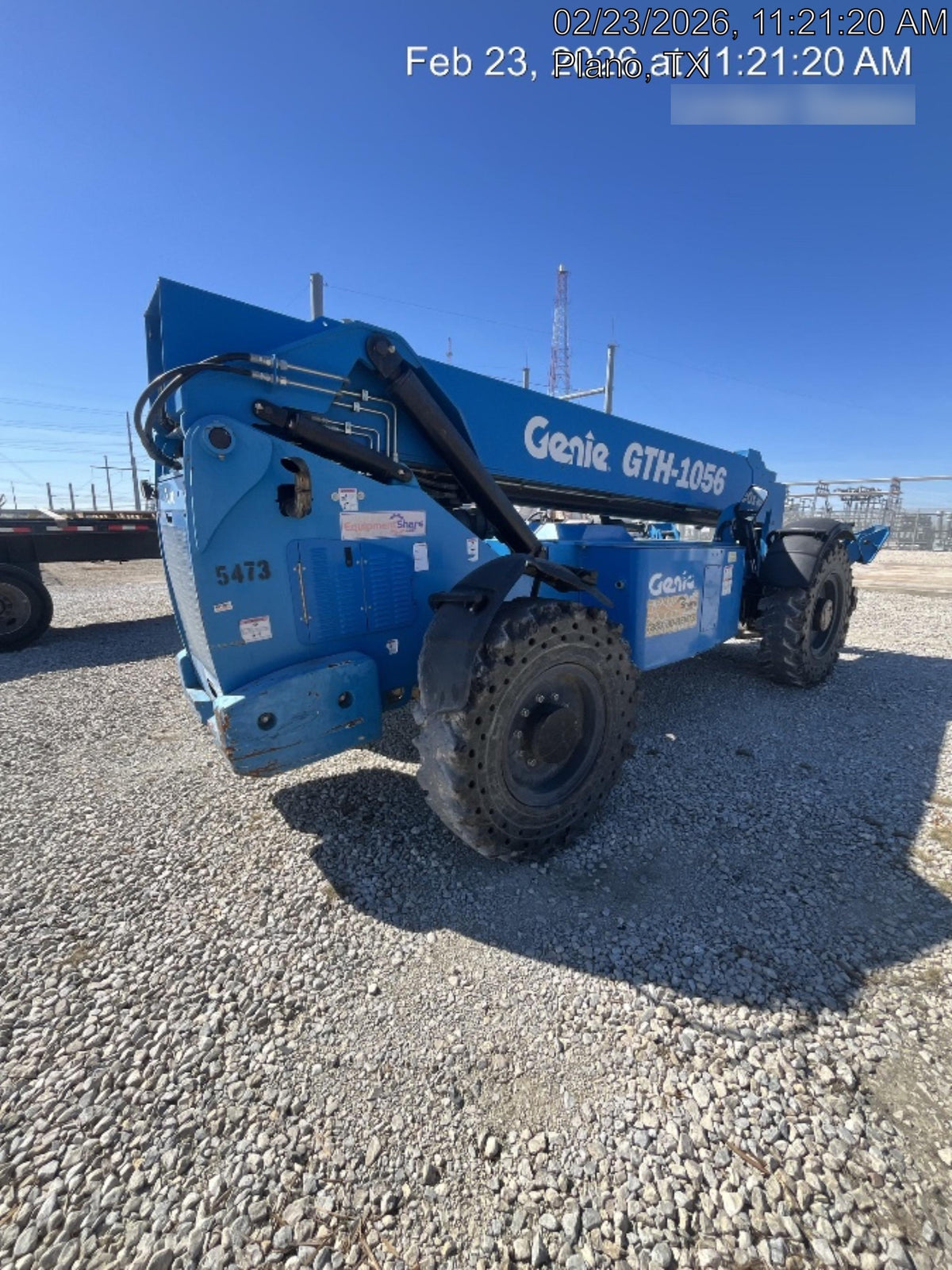 2017 Genie GTH-1056 Open Cab/Solid Tires