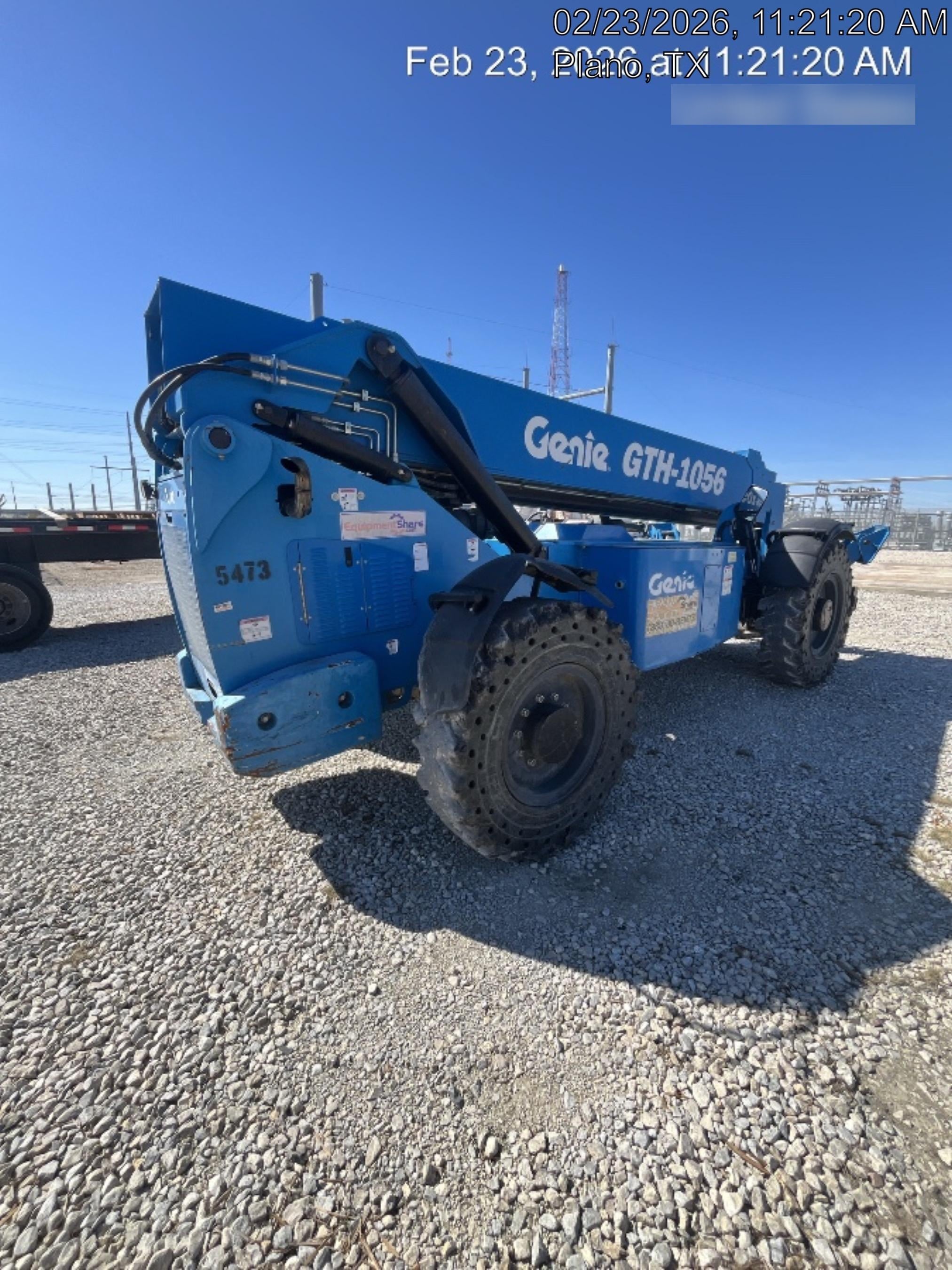 2017 Genie GTH-1056 Open Cab/Solid Tires