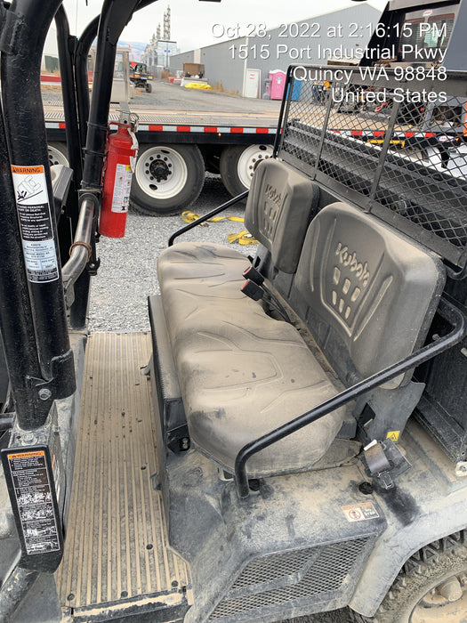 2022 Kubota RTV-X1140W-H Plastic Canopy, Windshield Acrylic Clear, LED Strobe Light, Wire Harness Kit, Back up Alarm