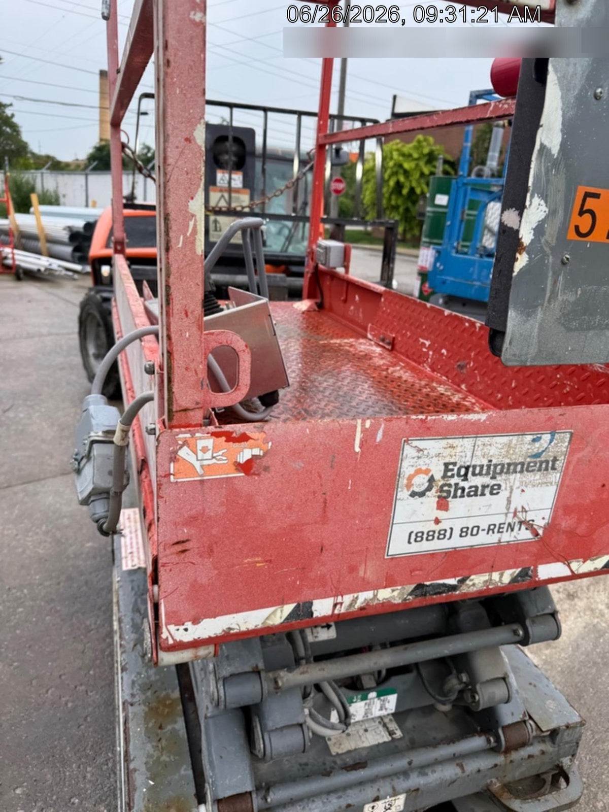 2018 Skyjack SJIII-3219 Standard Rental Specs