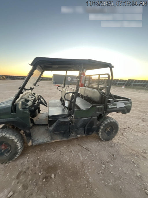 2019 Kawasaki Mule PRO-DXT Standard Options, Backup Alarm, Beacon, Plastic Hard Top, Poly Windshield, Horn Kit