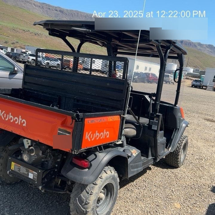 Kubota RTV-X1140W-H Plastic Canopy, Windshield Acrylic Clear, LED Strobe Light, Wire Harness Kit, Back up Alarm