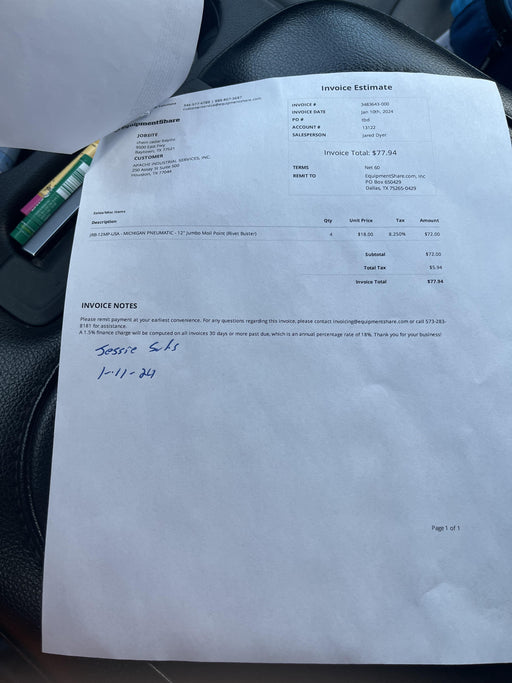 2022 MICHIGAN PNEUMATIC MP-133-ORANGE-NEP