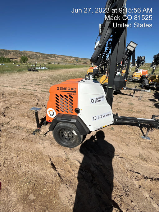 2023 Generac MLT2 Diesel, Flex Switch 120V Input, Powerzone Controller, (4) 320W LED Lights, 4kW Generator, 39.9 Gal Fuel Tank, 2" Ball, T3