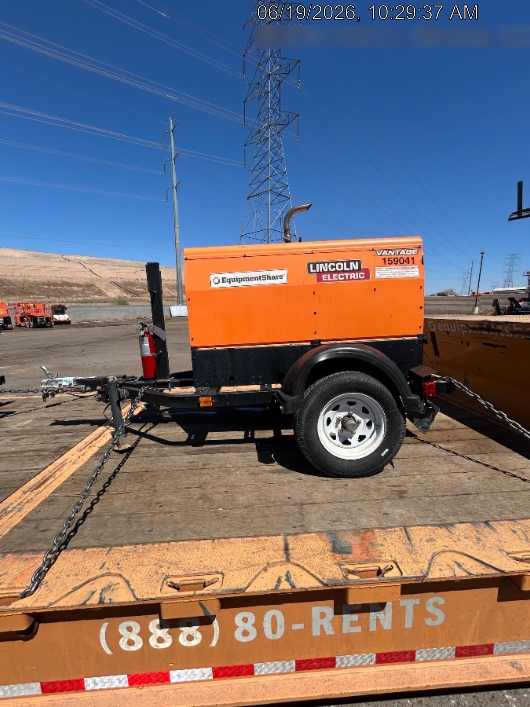 2022 Lincoln Electric LE400 Kubota V1505, Trlr, Cable Rack, Light Kit, ES Decals, T3