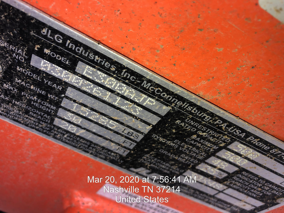 2019 JLG E300AJP