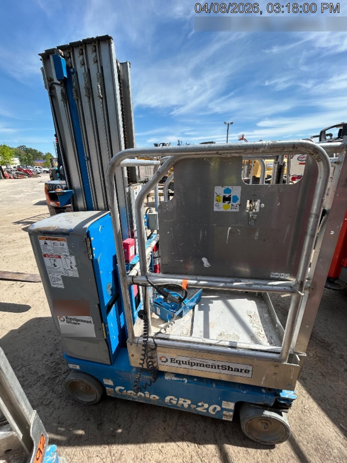 2019 GENIE GR-20