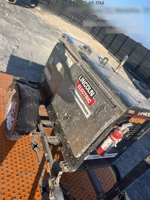 2024 Lincoln Electric LE400 Kubota V1505, Trlr, Cable Rack, Light Kit, ES Decals, T3