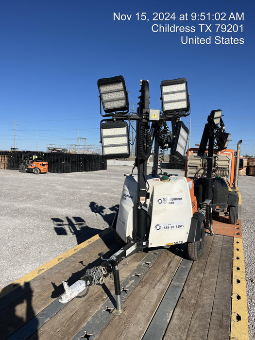 2023 Generac MLT2 Diesel, Flex Switch 120V Input, Powerzone Controller, (4) 320W LED Lights, 4kW Generator, 39.9 Gal Fuel Tank, 2" Ball, T3