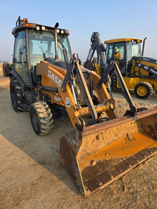 2020 Case 580N EP - Extendable Backhoe Cab/Heat/Air, 4WD, Extendable Stick, Pilot Controls, 2 Way Hydraulics, Ride Control, TAG Manual QC