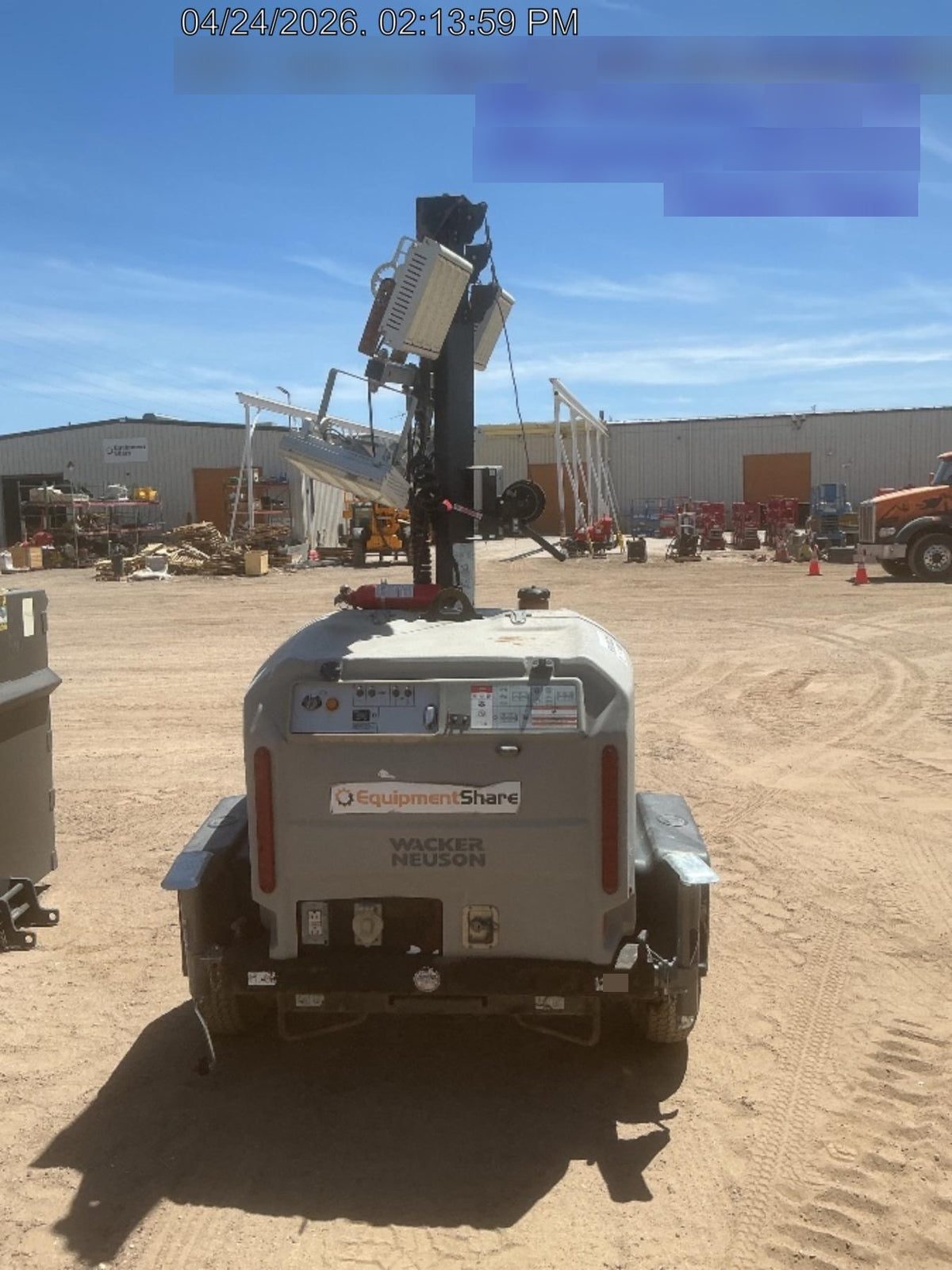 2018 Wacker Neuson LTV6K-LED Wacker Neuson LTV6K Light Tower LED
