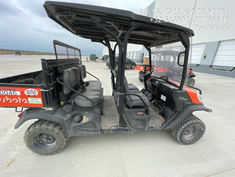 2022 Kubota RTV-X1140W-H Plastic Canopy, Windshield Acrylic Clear, LED Strobe Light, Wire Harness Kit, Back up Alarm
