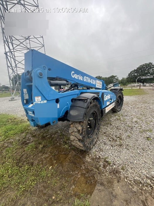 2018 Genie GTH-636 Genie GTH-636 w/Open ROPS, Solid Tires, Work Light/Beacon, 48" Carriage and Forks