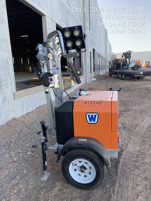 2024 Wanco WLTT-4MM4K Diesel, Deep Sea Controller, Shore Power Plug, Auto Start, (4) 350W LED Floodlights, 4kW Generator, 60 Gal Fuel Tank, 2" Ball, T3