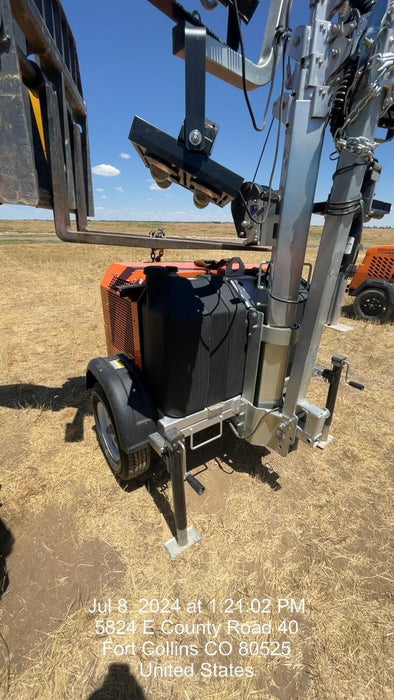 2024 Wanco WLTT-4MM4K Diesel, Deep Sea Controller, Shore Power Plug, Auto Start, (4) 350W LED Floodlights, 4kW Generator, 60 Gal Fuel Tank, 2" Ball, T3