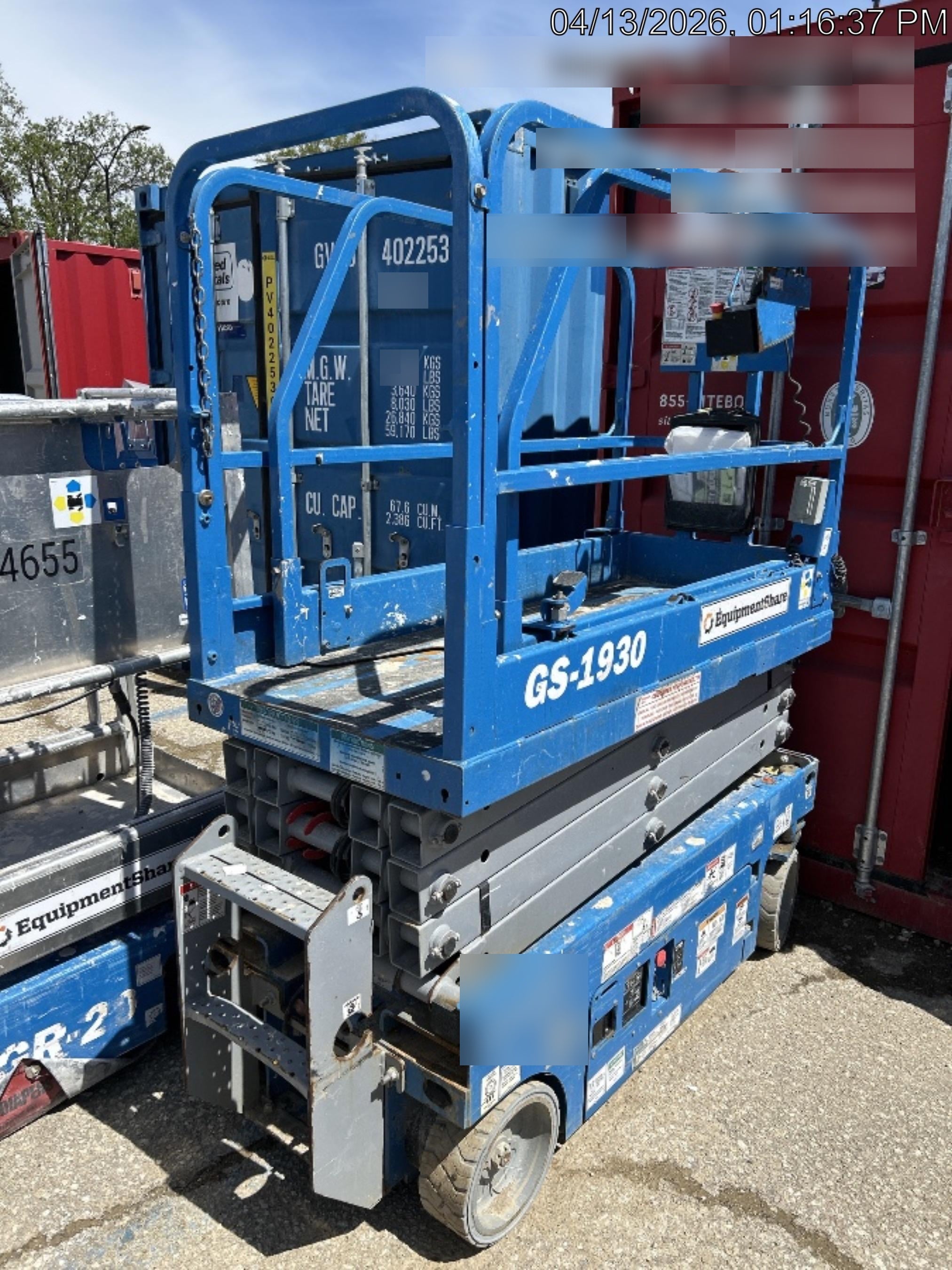 2020 Genie GS-1930 Standard Machine